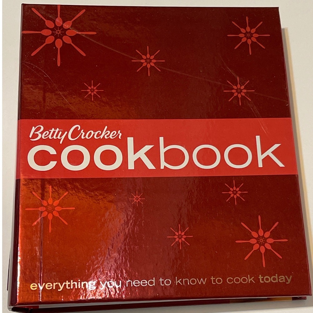 Betty Crocker Cookbook Bonus Edition Red Ring Binder 1000+ Recipes Wiley Classic